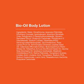 Bio-Oil Moisturizing Body Lotion with a natural background