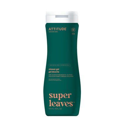 BIO SPECTRA ATTITUDE Body Wash Red Vine Leaves front view
