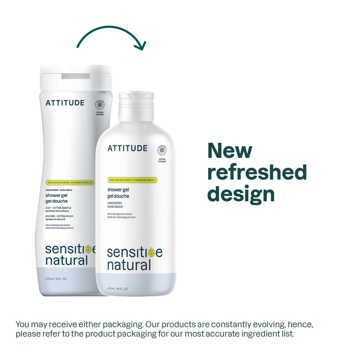 BIO SPECTRA ATTITUDE Body Wash side view with label
