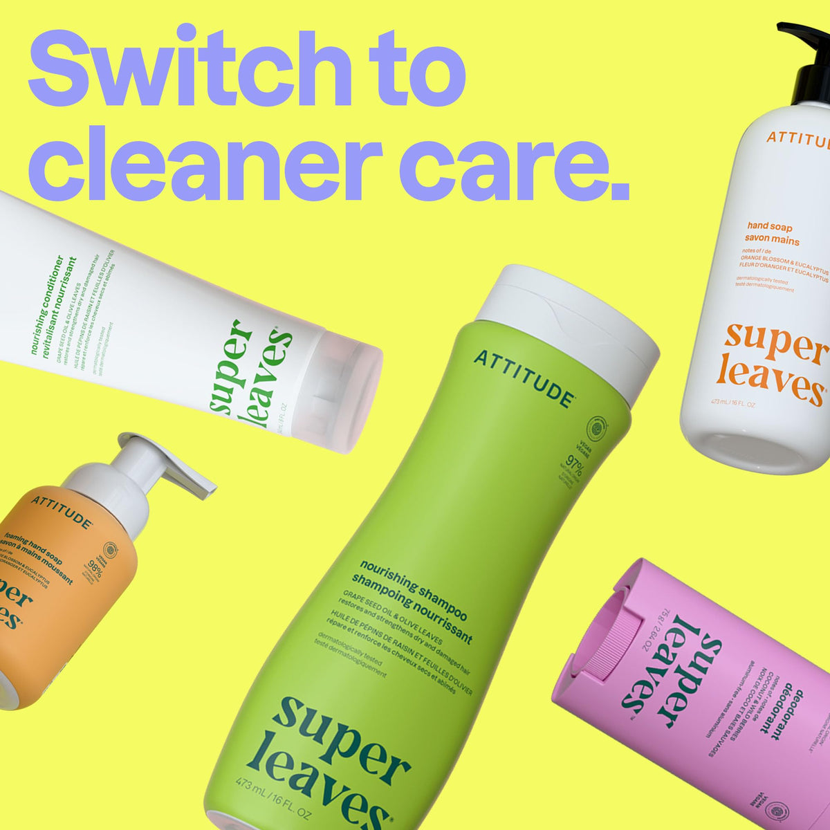BIO SPECTRA ATTITUDE Foaming Hand Soap packaging details