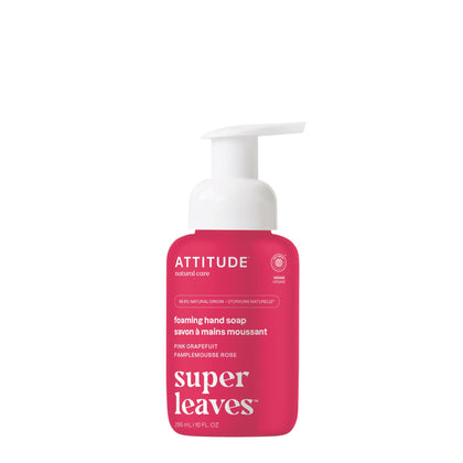 BIO SPECTRA ATTITUDE Foaming Hand Soap Pink Grapefruit front view