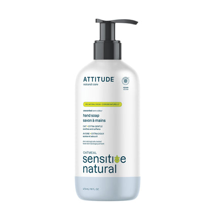 BIO SPECTRA ATTITUDE Hand Soap for Sensitive Skin 16 Fl Oz front view