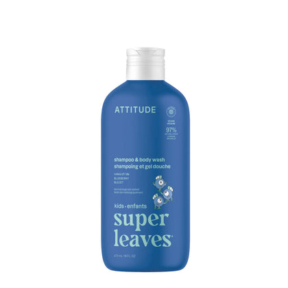 BIO SPECTRA ATTITUDE Kids Shampoo and Body Wash 16 Fl Oz front view