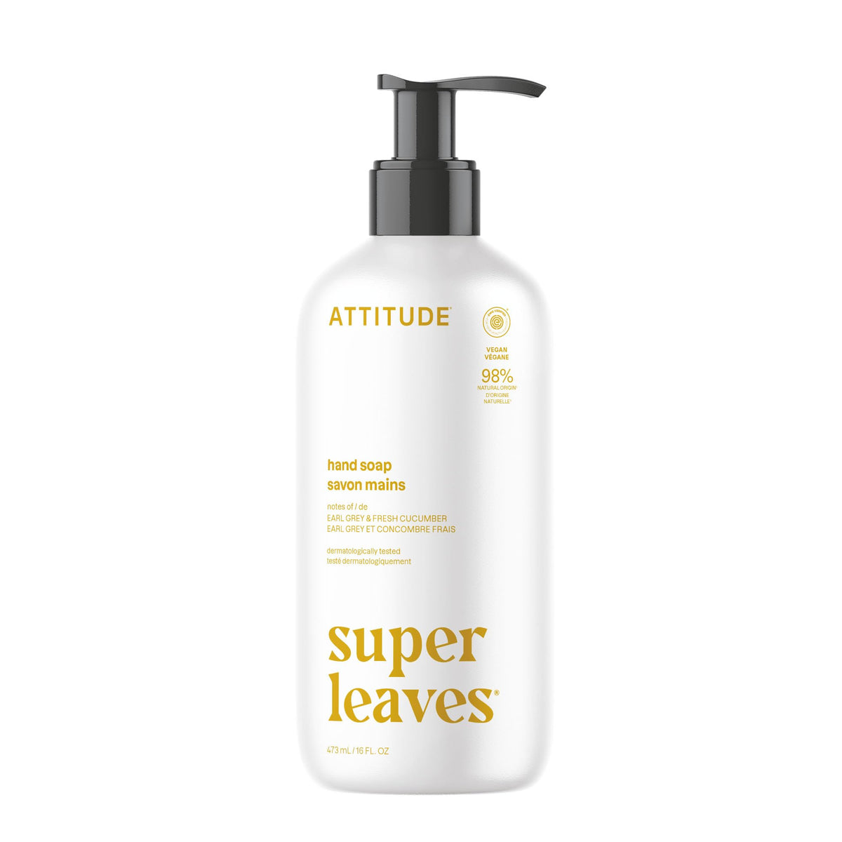 BIO SPECTRA ATTITUDE Liquid Hand Soap 16 Fl Oz front view