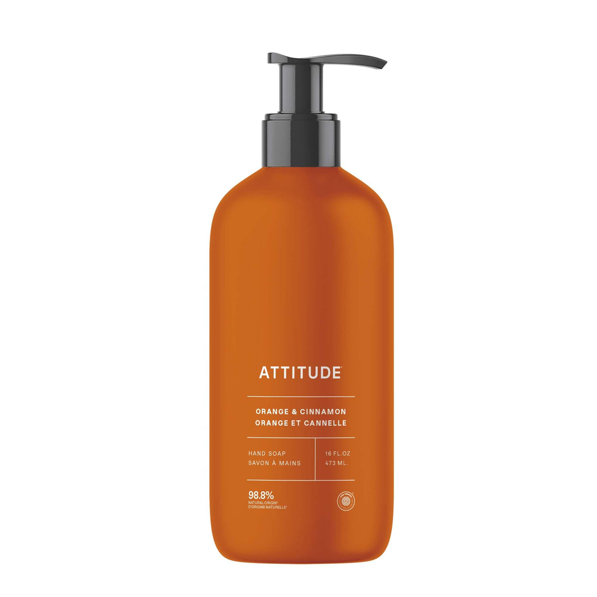 BIO SPECTRA ATTITUDE Liquid Hand Soap Orange Cinnamon front view