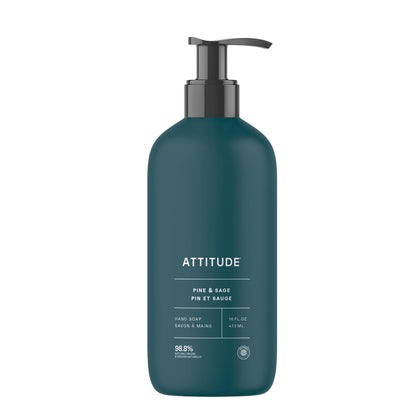BIO SPECTRA ATTITUDE Liquid Hand Soap Pine & Sage front view