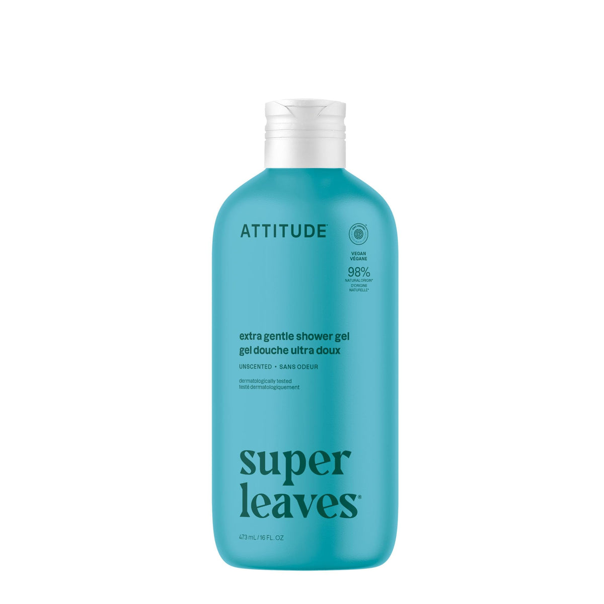BIO SPECTRA ATTITUDE Unscented Body Wash 16 Fl Oz front view