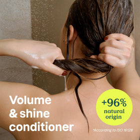 BIO SPECTRA ATTITUDE Volume and Shine Conditioner with ingredients display