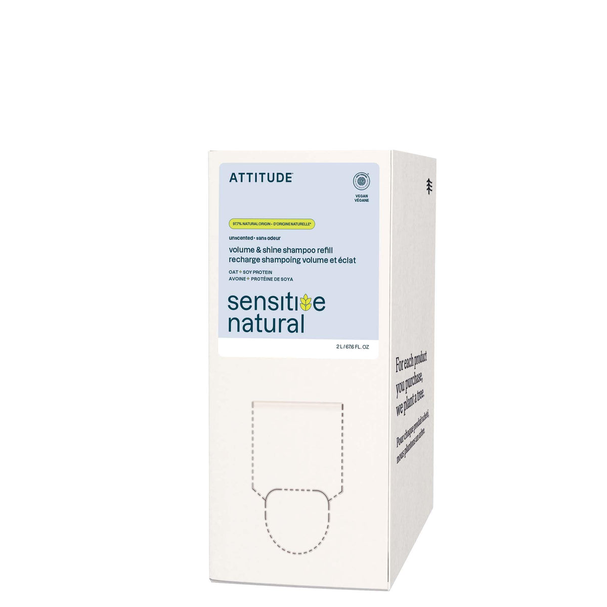 BIO SPECTRA ATTITUDE Volume and Shine Shampoo front view