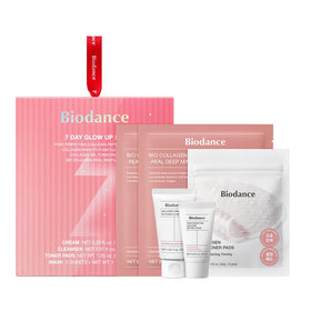 BIODANCE 7 Day Glow Up Kit front view with all products displayed