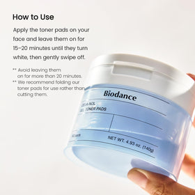 BIODANCE Cera-nol Gel Toner Pads lifestyle scene