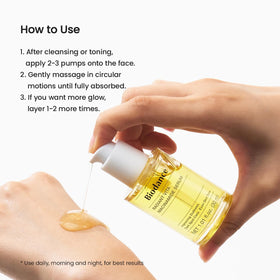 BIODANCE Radiant Vita Niacinamide Serum texture on hand