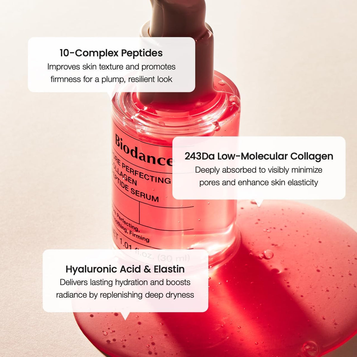BIODANCE serum texture on skin