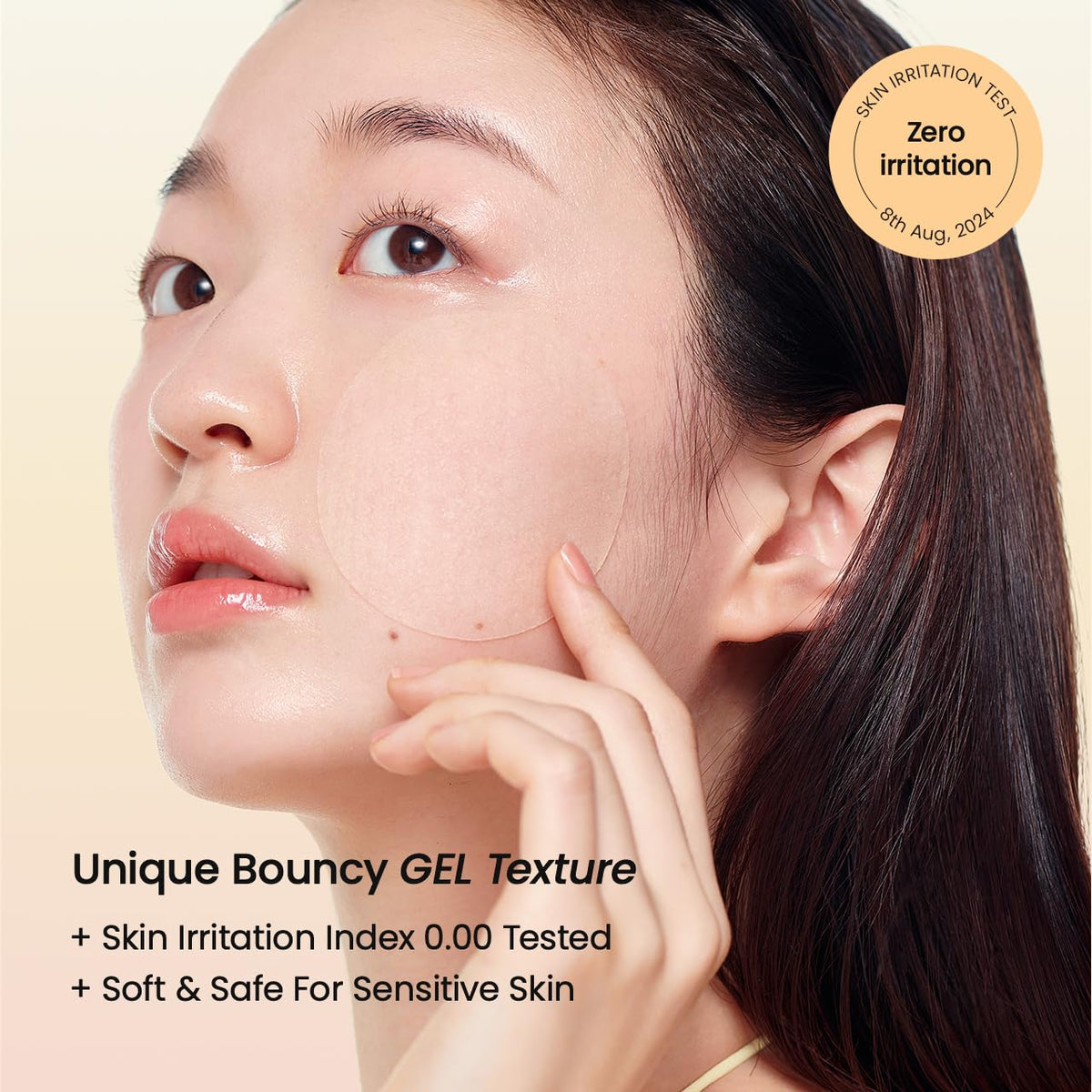 BIODANCE toner pads in hand, demonstrating use