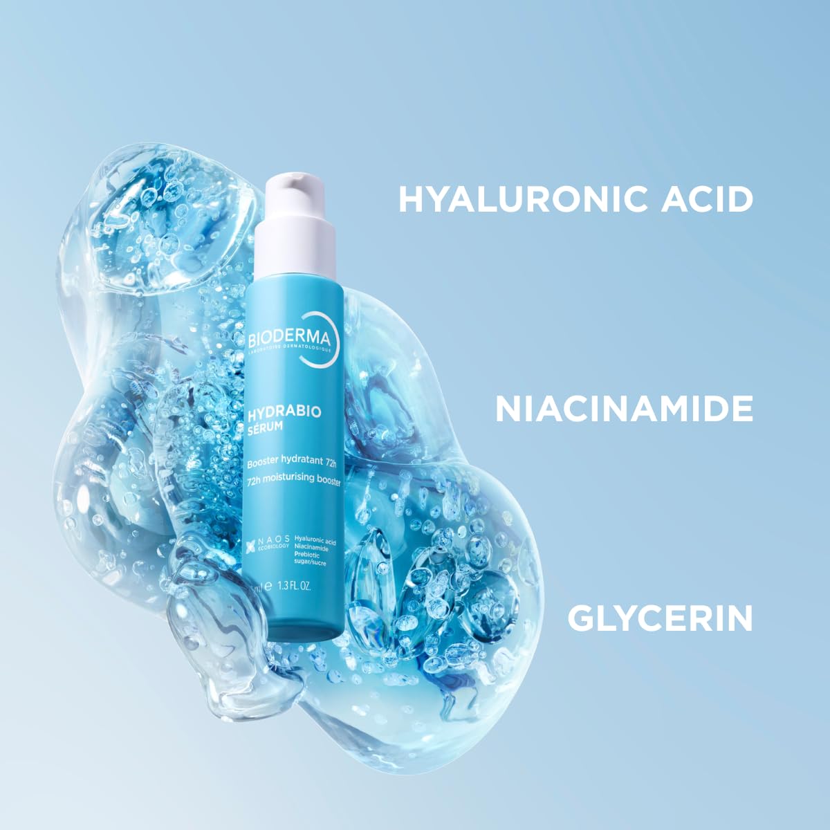 Bioderma Hydrabio Hydration Serum application on skin