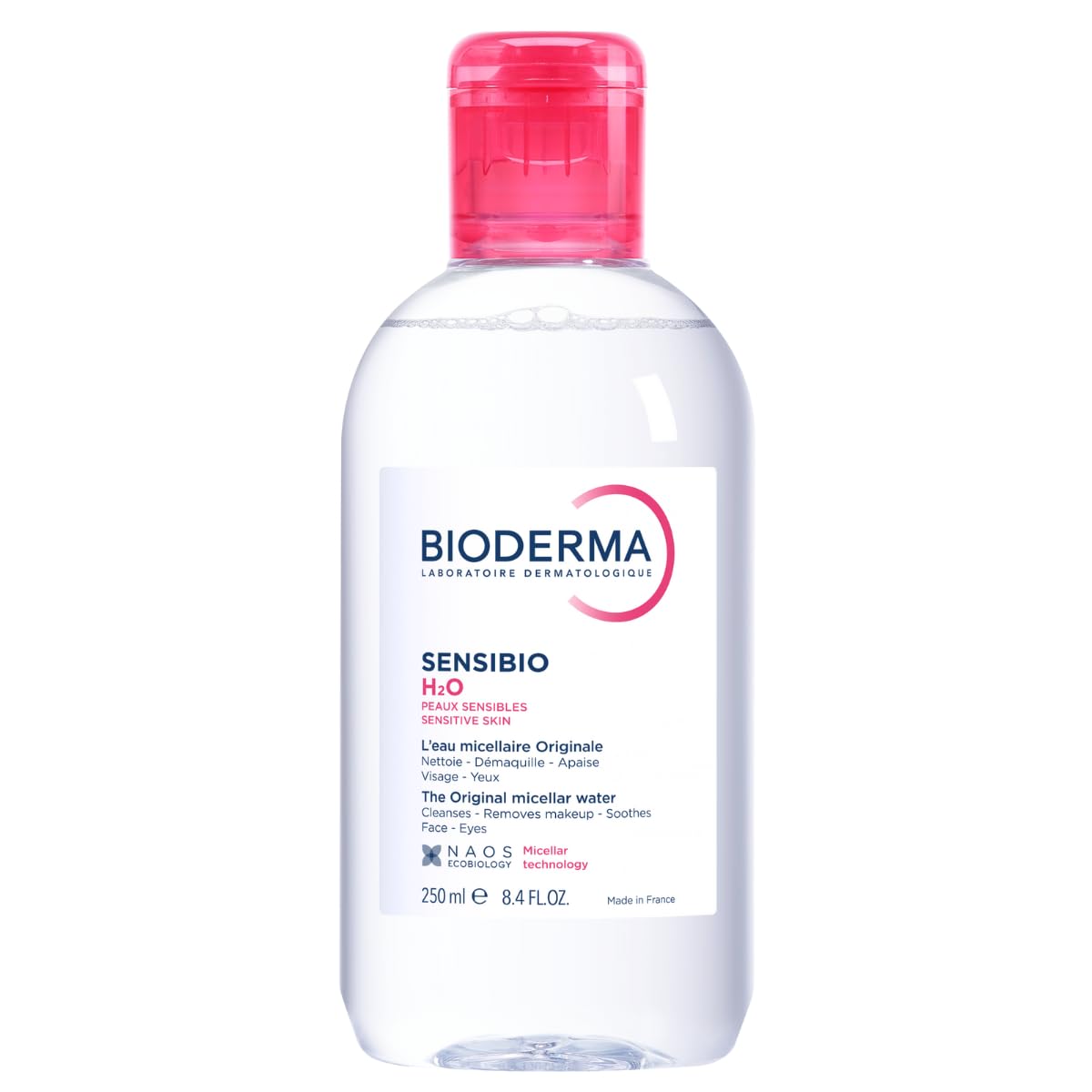Bioderma Sensibio H2O Micellar Water 8.4 Fl Oz front view