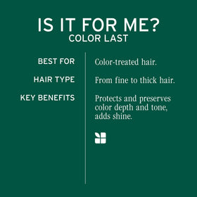 Biolage Color Last Conditioner ingredients list