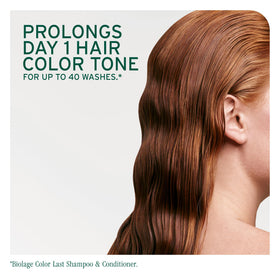 Biolage Color Last Conditioner on wet hair