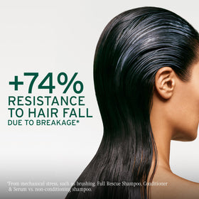 Biolage Full Rescue Densifying Leave-In Spray on a bathroom shelf