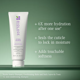 Biolage Hydra Source Conditioning Balm packaging side view