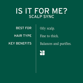 Biolage Scalp Sync Clarifying Shampoo 33.8 fl oz with lather