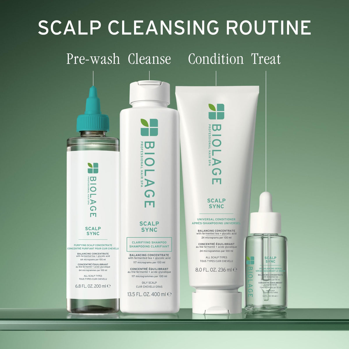 Biolage Scalp Sync Clarifying Shampoo with Scalp Sync Purifying Scalp Concentrate