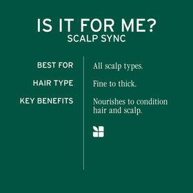 Biolage Scalp Sync Universal Conditioner application on hair