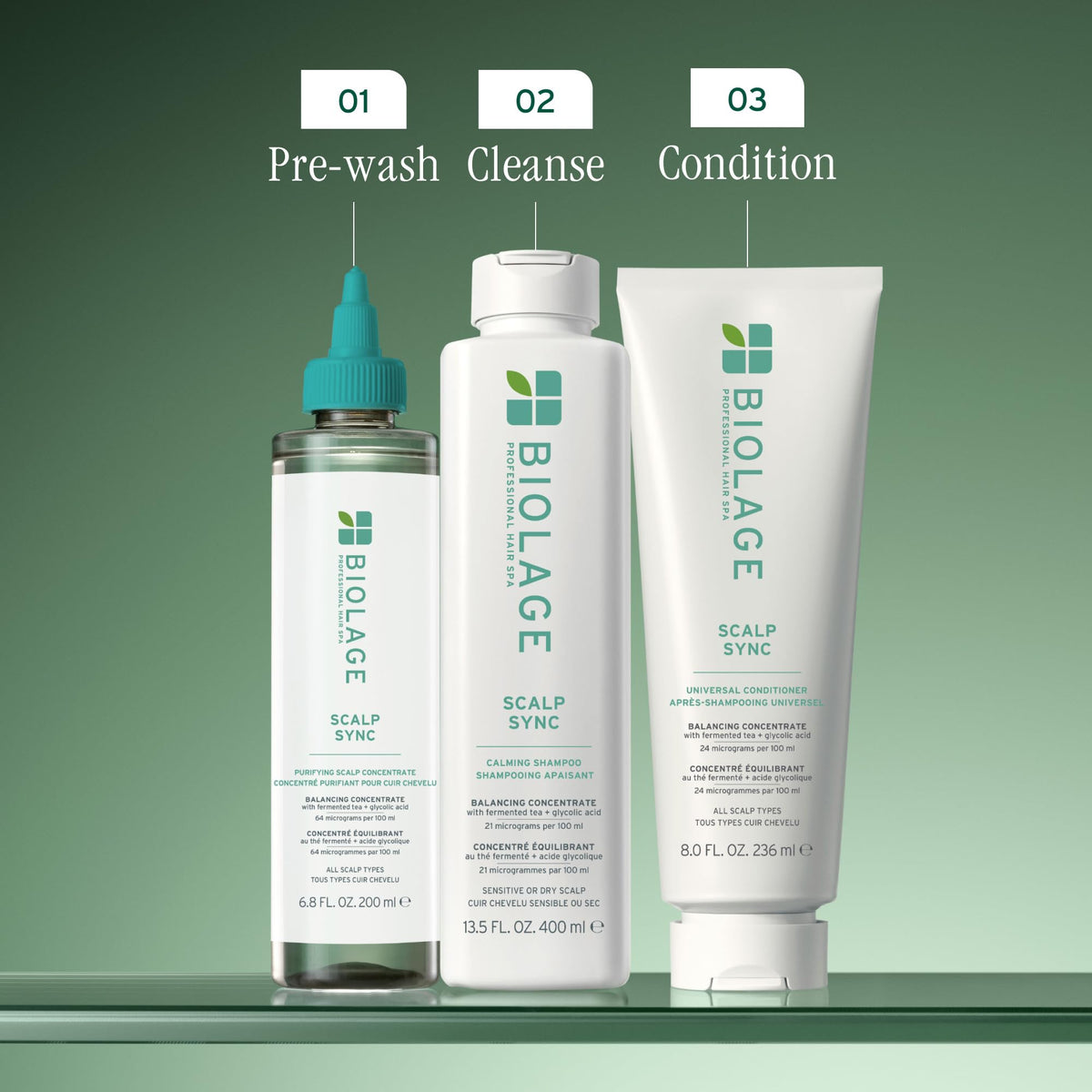 Biolage Scalp Sync Universal Conditioner lifestyle scene