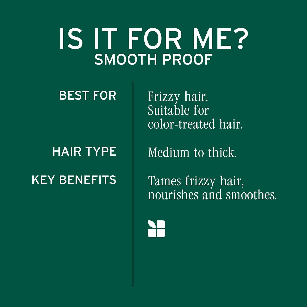 Biolage Smooth Proof Shampoo with lather on hair