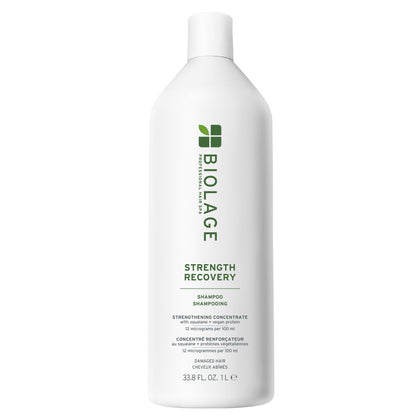 Biolage Strength Recovery Shampoo 33.8 oz front view