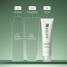 Biolage Styling Gelée applied to damp hair for styling
