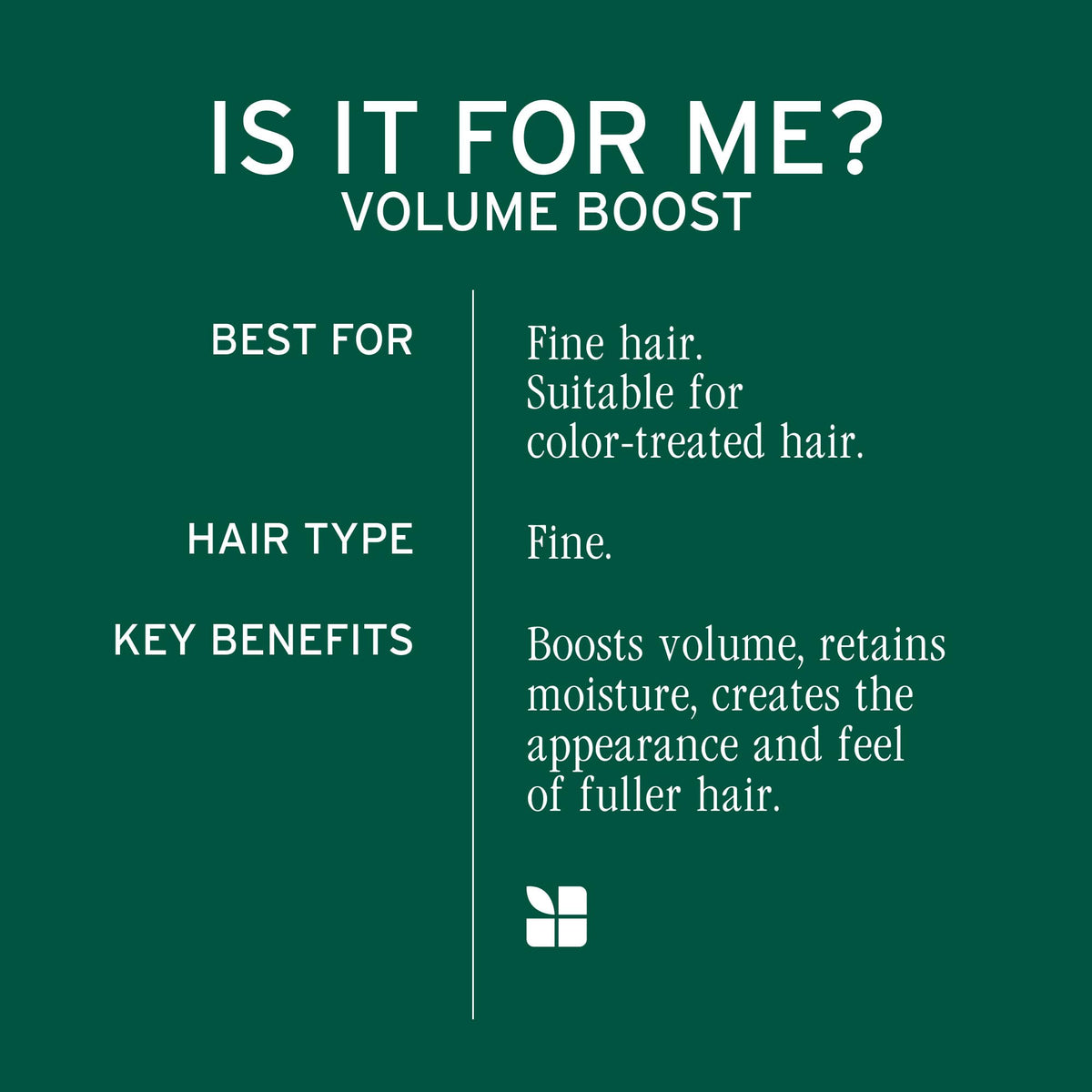 Biolage Volume support Conditioner 13.5 oz with ingredients
