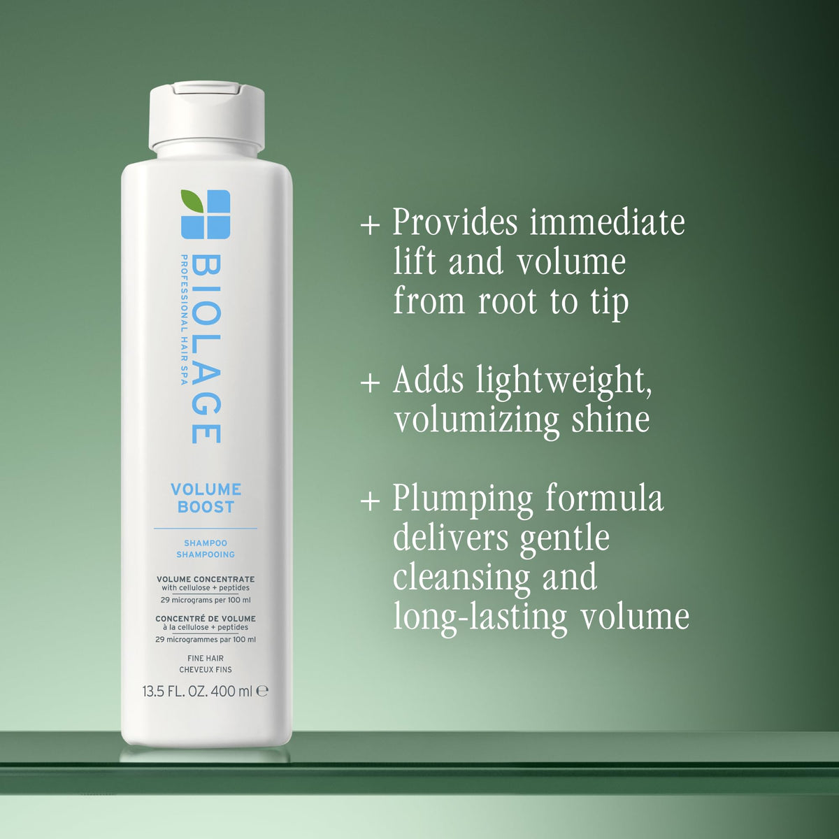 Biolage Volume support Shampoo 13.5 oz with ingredients list