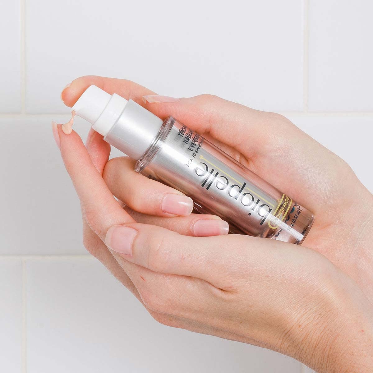 biopelle Tensage Radiance Eye Cream 0.52 Oz texture close-up