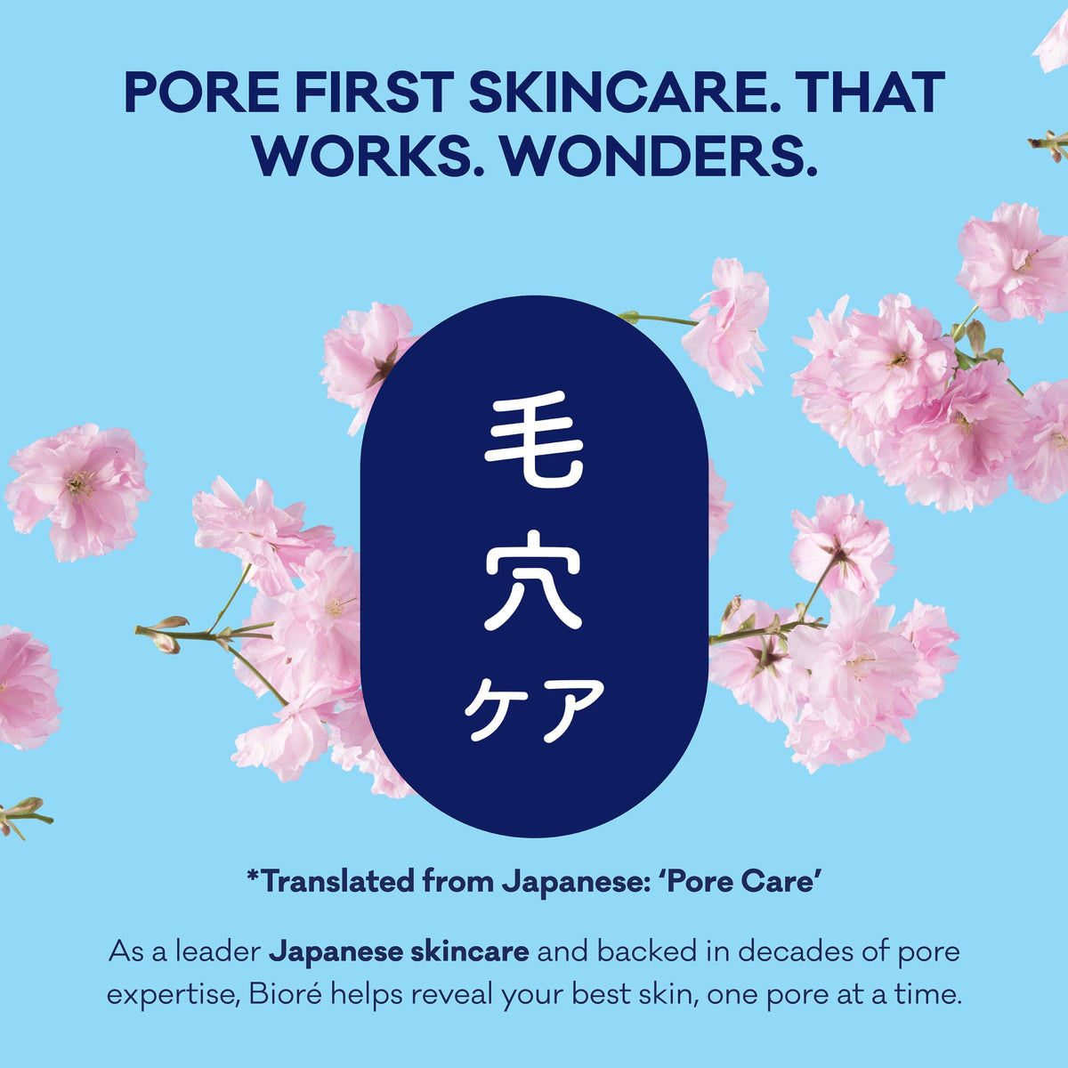 Bioré Blackhead Remover Pore Strips on a bathroom counter