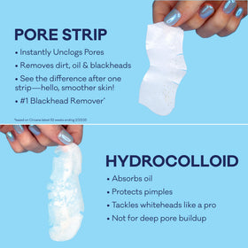 Bioré Blackhead Remover Pore Strips with ingredients list on packaging