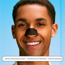 Bioré Charcoal Pore Strips, individual strip on a flat surface