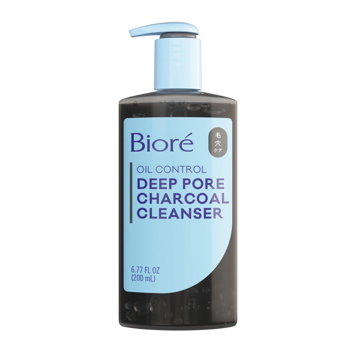 Bioré Deep Pore Charcoal Face Wash front view 240g
