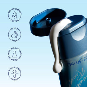 Bioré UV Aqua Rich Moisturizer SPF 30 product with makeup