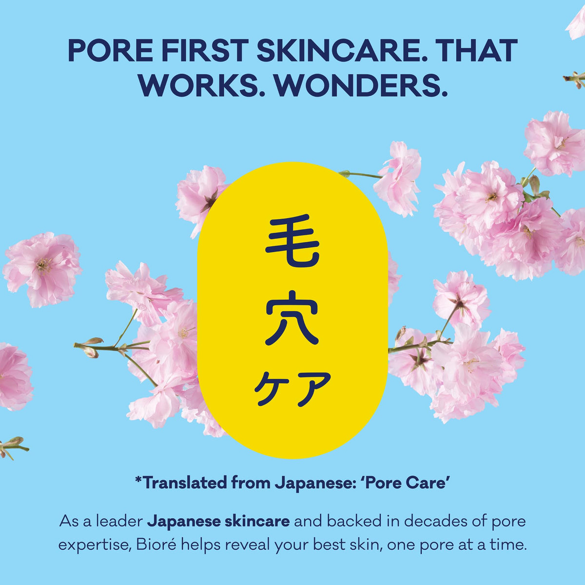 Bioré Witch Hazel Pore Strips on a bathroom counter