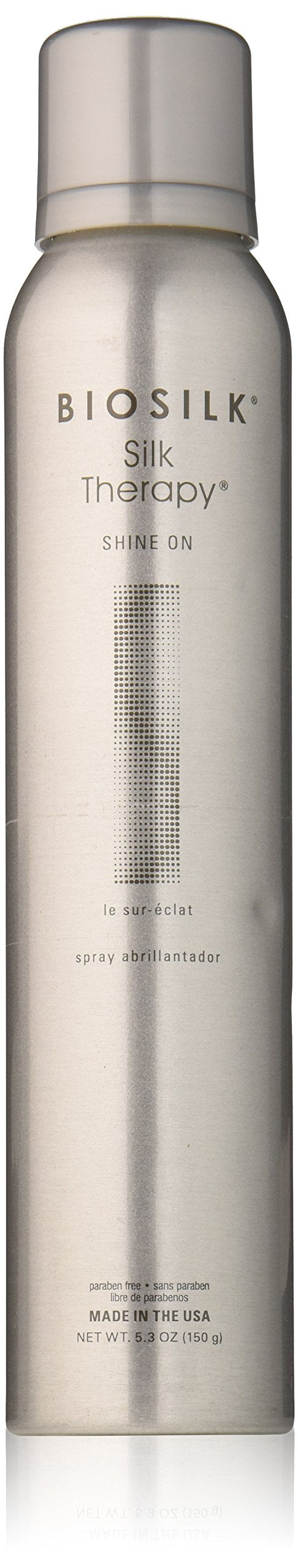 BioSilk Shine On Hair Spray 5.34 oz front view