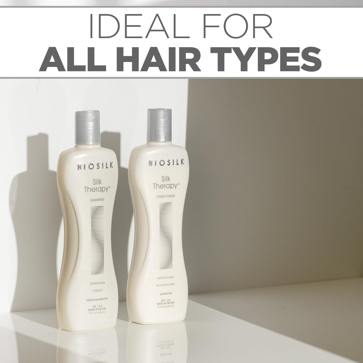 BioSilk Silk Therapy Duo Set with fresh lavender and herbs