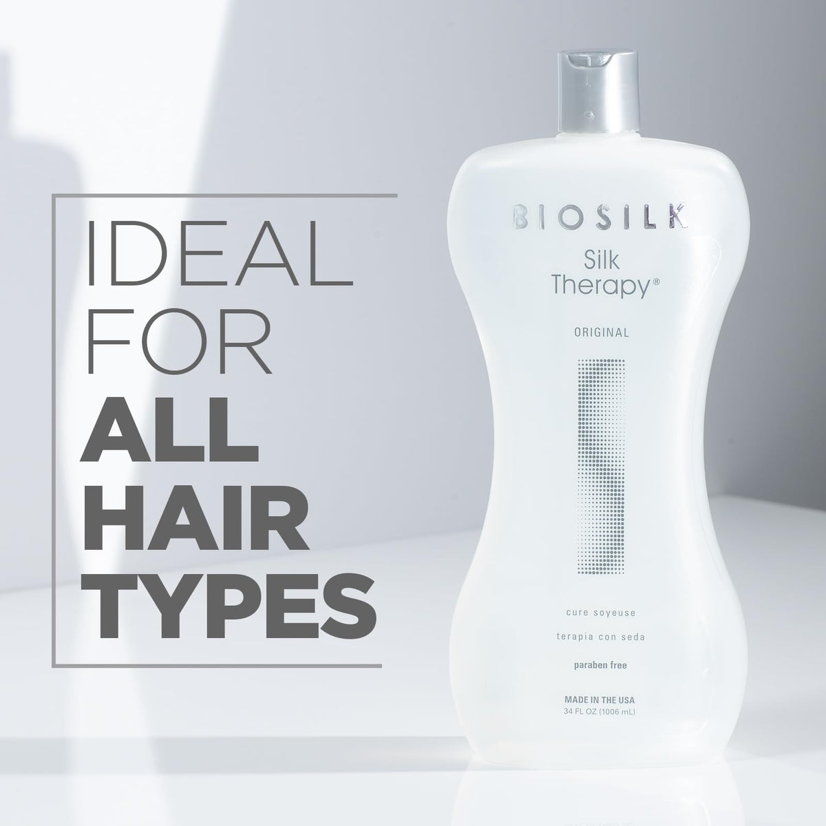 BioSilk Silk Therapy Original Leave-In Hair 34 Oz packaging