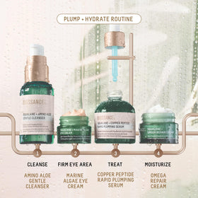 BIOSSANCE cleanser from the Plump & Hydrate Skincare Set