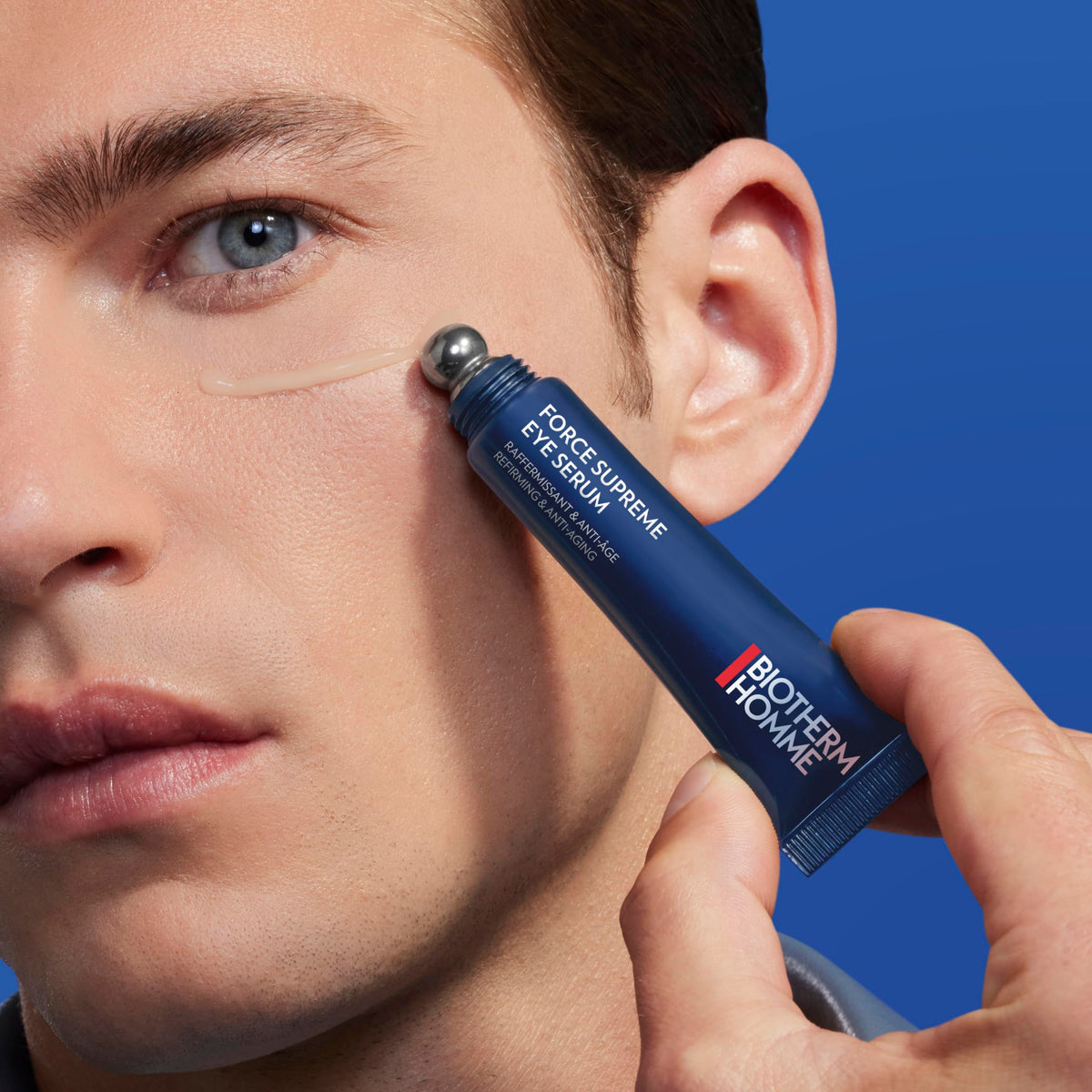 Biotherm Homme Force Eye Serum texture on skin