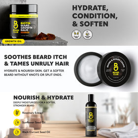 Biotin Beard Balm and Scruff Cream from The Beard Club