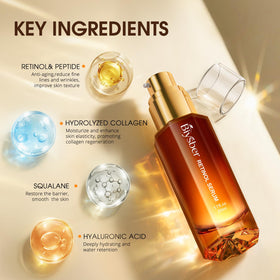 BIYSBER Retinol Collagen Serum application on face