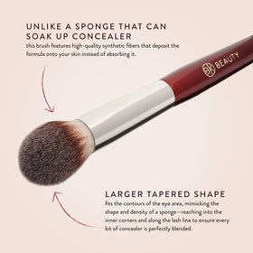 BK BEAUTY 110 Large Concealer Brush with concealer product