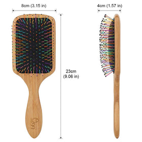 BLACK EGG Detangling Hair Brush in lifestyle setting