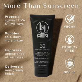BLACK GIRL SUNSCREEN Men's SPF 30 Moisturising Sunscreen side view